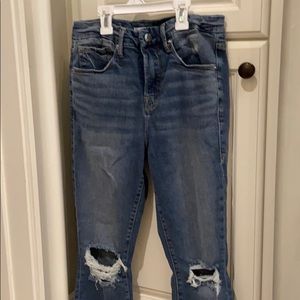 Good American good legs crop, size 4/27.